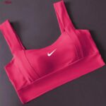 نیم تنه ورزشی زنانه مدل پد دار بدون فنر کد 4519-330P رنگ سرخابی