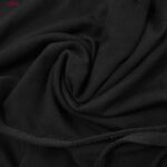 کراپ‌تاپ آستین کوتاه زنانه مدل بندی کد 4517-442 رنگ مشکی