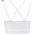 نیم تنه ورزشی زنانه ماییلدا مدل پددار بدون فنر کد 4483 رنگ سفید