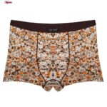 شورت مردانه مدل پادار کد 4542 رنگ نارنجی