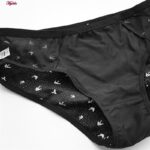 ست شورت و سوتین زنانه پانیذ مدل فنردار توری کد 9046-MY رنگ مشکی