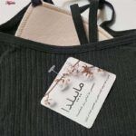 نیم تنه ورزشی زنانه ماییلدا مدل پددار بدون فنر کد 4483 رنگ خاکستری تیره