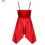 لباس خواب زنانه لورنزا مدل 4437-2072 رنگ قرمز به همراه کش مو