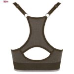 ست نیم تنه و شلوارک ورزشی زنانه ماییلدا مدل بدون فنر پددار کد 4486 رنگ قهوه ای