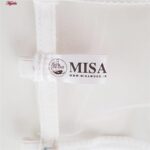 ست شورت و سوتین زنانه میسا مدل فنردار گیپوری کد 4451-8038 رنگ سفید