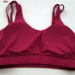 نیم تنه ورزشی زنانه مدل پد دار بدون فنر کد 4521-290P رنگ قرمز