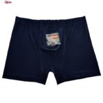 شورت پسرانه کوزا مدل پادار پنبه ای کد 4595 رنگ سرمه ای