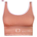 نیم تنه ورزشی زنانه مدل بدون فنر پددار کد 4562 رنگ گلبهی