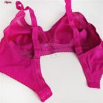 سوتین زنانه پانیذ مدل بدون فنر کد 22202 رنگ سرخابی