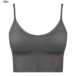 نیم تنه ورزشی زنانه ماییلدا مدل بدون فنر پددار کد 4564 رنگ خاکستری تیره