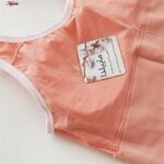 نیم تنه ورزشی زنانه مدل بدون فنر پددار کد 4562 رنگ گلبهی