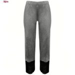 ست تاپ و شلوار زنانه کوزا مدل 9183 رنگ خاکستری تیره