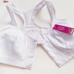 سوتین شیردهی مدل دکمه ای بدون فنر کد 4578 رنگ سفید