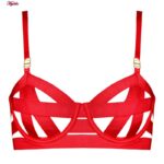 ست شورت و سوتین زنانه ویکتوریا سکرت مدل فنردار کد 4583 رنگ قرمز