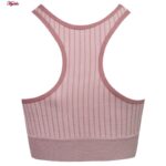 نیم تنه ورزشی زنانه ماییلدا مدل قهرمانی بدون فنر پددار کد 4560 رنگ کالباسی