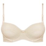 سوتین زنانه ماییلدا مدل فنردار کد 4572 رنگ کرم