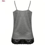 ست تاپ و شلوار زنانه کوزا مدل 9183 رنگ خاکستری تیره