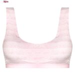 سوتین دخترانه ماییلدا مدل بدون فنر پددار کد 4570-MY رنگ صورتی