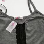 ست تاپ و شلوار زنانه کوزا مدل 9183 رنگ خاکستری تیره