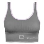 نیم تنه ورزشی زنانه مدل بدون فنر پددار کد 4562 رنگ خاکستری روشن