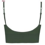 نیم تنه ورزشی زنانه ماییلدا مدل بدون فنر پددار کد 4564 رنگ سبز