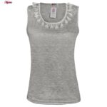 ست تاپ و شلوارک زنانه کوزا مدل 9181 رنگ خاکستری