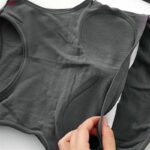 کراپ‌تاپ زنانه ماییلدا مدل بندی کد 4582 رنگ خاکستری تیره