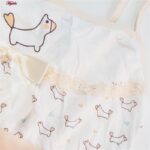 نیم تنه دخترانه ماییلدا مدل بدون فنر بدون پد کد 4566 رنگ کرم