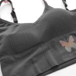 نیم تنه ورزشی زنانه ماییلدا مدل بدون فنر پددار کد 4564 رنگ خاکستری تیره