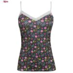 ست تاپ و شلوارک زنانه کوزا مدل پنبه ای کد 9115 رنگ طوسی