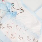 نیم تنه دخترانه ماییلدا مدل بدون فنر بدون پد کد 4566 رنگ آبی