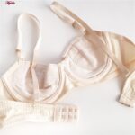 سوتین زنانه ماییلدا مدل فنردار کد 4572 رنگ کرم