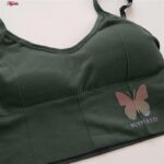 نیم تنه ورزشی زنانه ماییلدا مدل بدون فنر پددار کد 4564 رنگ سبز