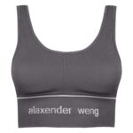 نیم تنه ورزشی زنانه ماییلدا مدل بدون فنر پددار کد 4559 رنگ خاکستری