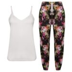 ست تاپ و شلوار زنانه کوزا مدل 9210 رنگ سفید