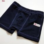 شورت پسرانه کوزا مدل پادار پنبه ای کد 4595 رنگ سرمه ای