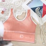 نیم تنه ورزشی زنانه مدل بدون فنر پددار کد 4562 رنگ گلبهی