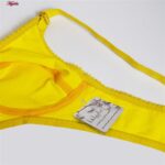 سوتین زنانه ماییلدا مدل بدون فنر کد 3400-MY رنگ زرد