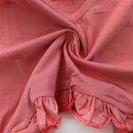 ست نیم تنه و شلوار زنانه کوزا مدل 9154 رنگ گلبهی