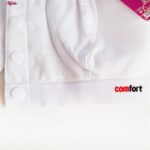 سوتین شیردهی مدل دکمه ای بدون فنر کد 4578 رنگ سفید