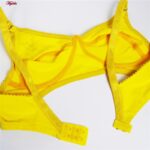 سوتین زنانه ماییلدا مدل بدون فنر کد 3400-MY رنگ زرد