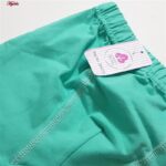 شورت پسرانه کوزا مدل پادار پنبه ای کد 4595 رنگ سبزآبی