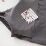 نیم تنه ورزشی زنانه مدل بدون فنر پددار کد 4562 رنگ خاکستری تیره