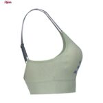 نیم تنه ورزشی زنانه ماییلدا مدل بدون فنر پددار کد 4558 رنگ سبز پسته ای