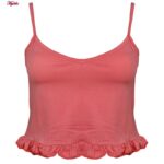 ست نیم تنه و شلوار زنانه کوزا مدل 9154 رنگ گلبهی