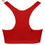 سوتین شیردهی مدل دکمه ای بدون فنر کد 4578 رنگ قرمز