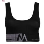 نیم تنه ورزشی زنانه ماییلدا مدل بدون فنر پددار کد 4561 رنگ مشکی