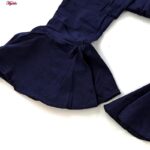 ست نیم تنه و شلوار زنانه کوزا مدل 9154 رنگ سرمه ای