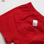 شورت پسرانه کوزا مدل پادار پنبه ای کد 4595 رنگ قرمز