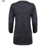 ست تی شرت آستین بلند و شلوار زنانه کوزا مدل 4601-007 رنگ سرمه ای